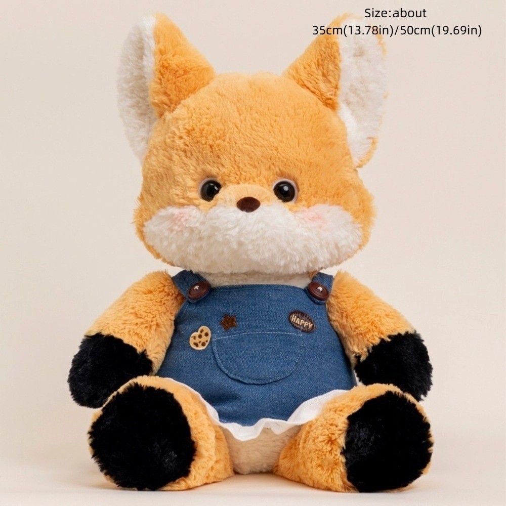 SEYAWSON Đồ chơi sang trọng chạy bộ, Đồ chơi sang trọng Kawaii Wolf thiết kế đáng yêu, có thể chạy chất liệu thô lỗ Động vật nhồi bông siêu mềm Cáo Quà tặng trẻ em