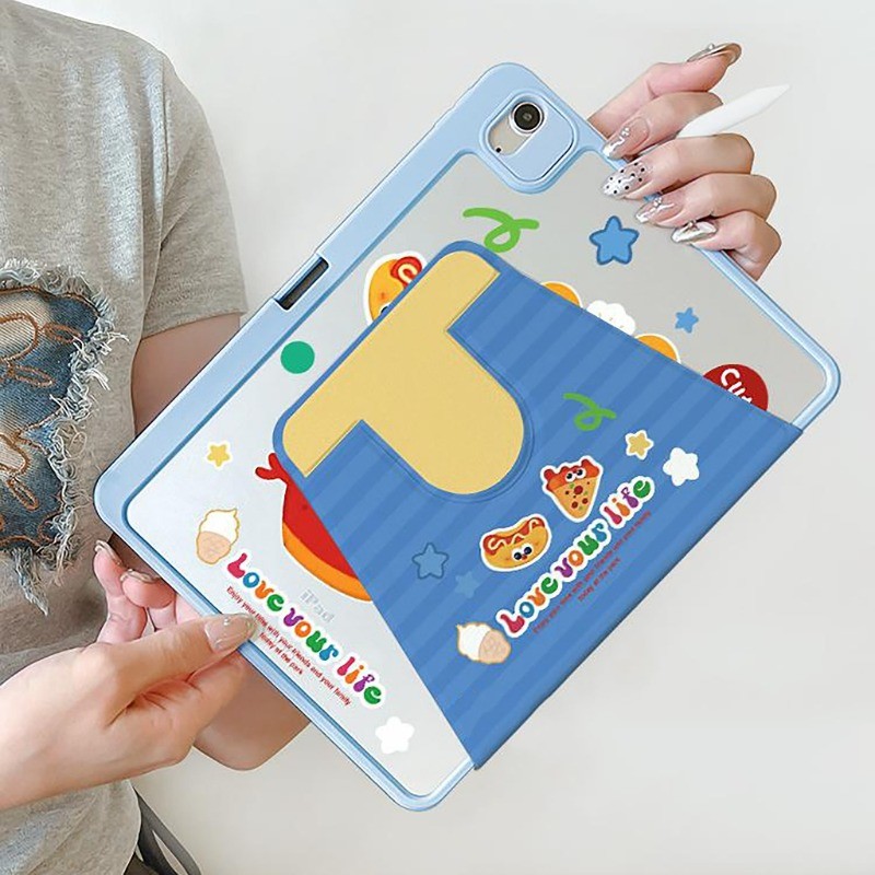 Ốp Bảo Vệ Cho iPad Air2 M2 Air6 M3 Air7 2025 A16 gen11th air 11 Air4 / air5 Gen7 Gen8 Gen9 pro 12.9 thế hệ thứ 10 M4 2024 pro11 Gen5 / 6 Mini4 / 5 / 6 air 13 inch 360 Vỏ máy tính bảng