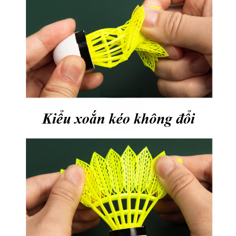 Ống Cầu Lông Nylon Cao Cấp 12 Quả - Thiết Kế Chống Gió, Độ Bền Cao, Phù Hợp Tập Luyện & Thi Đấu