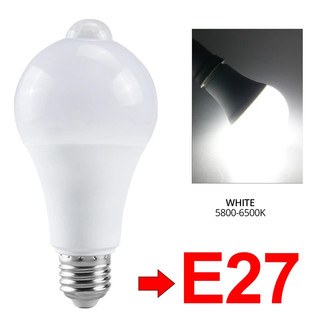 Bóng đèn LED phát hiện radar vi sóng 220V E27 12W Đèn cảm ứng chuyển động Radar tích hợp / Cảm biến ánh sáng cho cầu thang gia đình