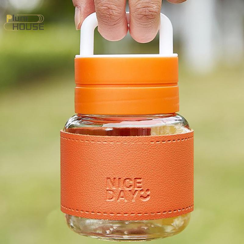 PlumHOUSE Di Động Nước Nhỏ Thủy Tinh Nước Trái Cây Thủy Tinh Di Động Để Đi Cao Cấp Cấp Mũm mĩm Cốc Dễ Thương Cốc Điện Thoại Di Động Cốc VN