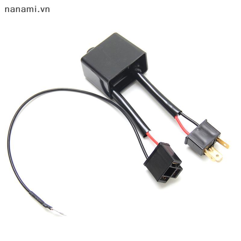 [nanami] 1 Chiếc Đèn Pha LED Ô Tô Ngược Phân Cực Bộ Chuyển Đổi Cực Biến Tần Tích Cực Âm Dây Buộc Adapter Cho Đèn Xenon H4 [VN]