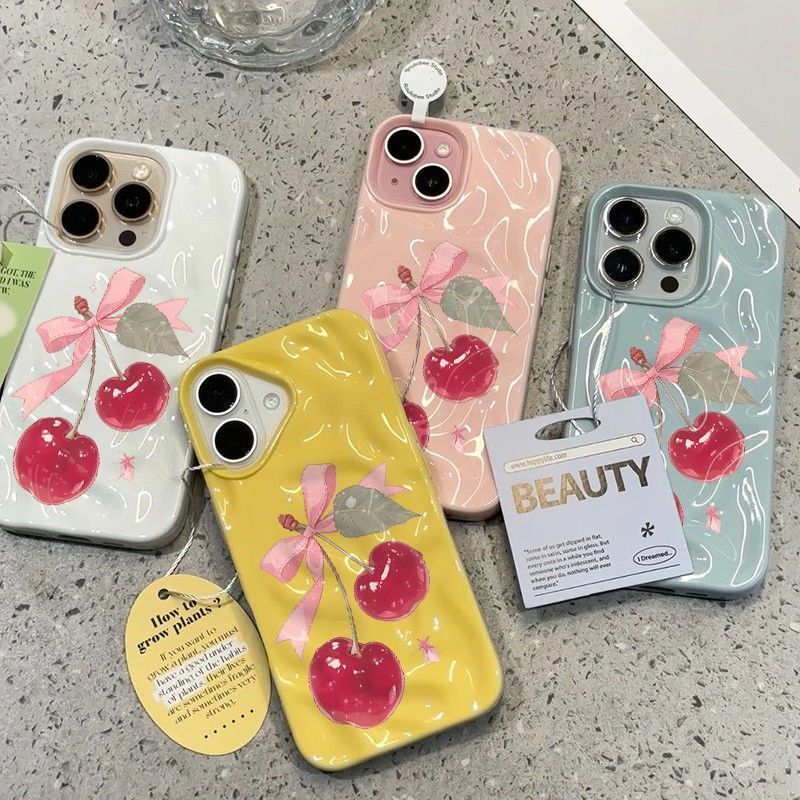 【✨Spot】[Ốp điện thoại anh đào họa tiết thiên thạch] Apple 16pro/iphone15promax/14plus /13, chống sốc