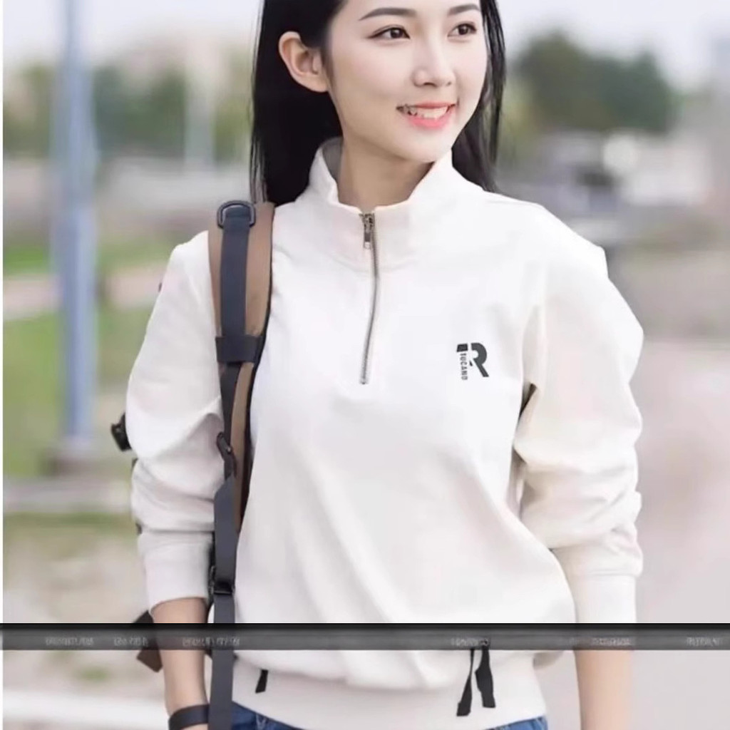 Áo hoodie và áo sơ mi thêu dáng rộng thời trang từ nhung, phù hợp mùa thu đông