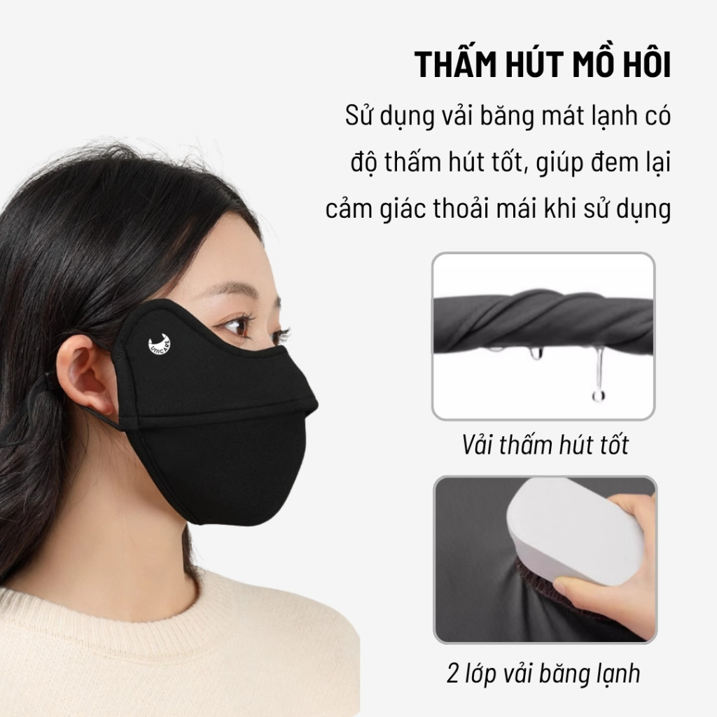 Combo 2 chiếc khẩu trang UV Unicare Proof Mask chống tia UV UPF 50+ bảo vệ da tối ưu - Chính hãng