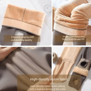 Quần Legging Lông Cừu Nữ Giữ Nhiệt, Dày Ấm Áp và Co Dãn Cao Cấp cho Mùa Đông