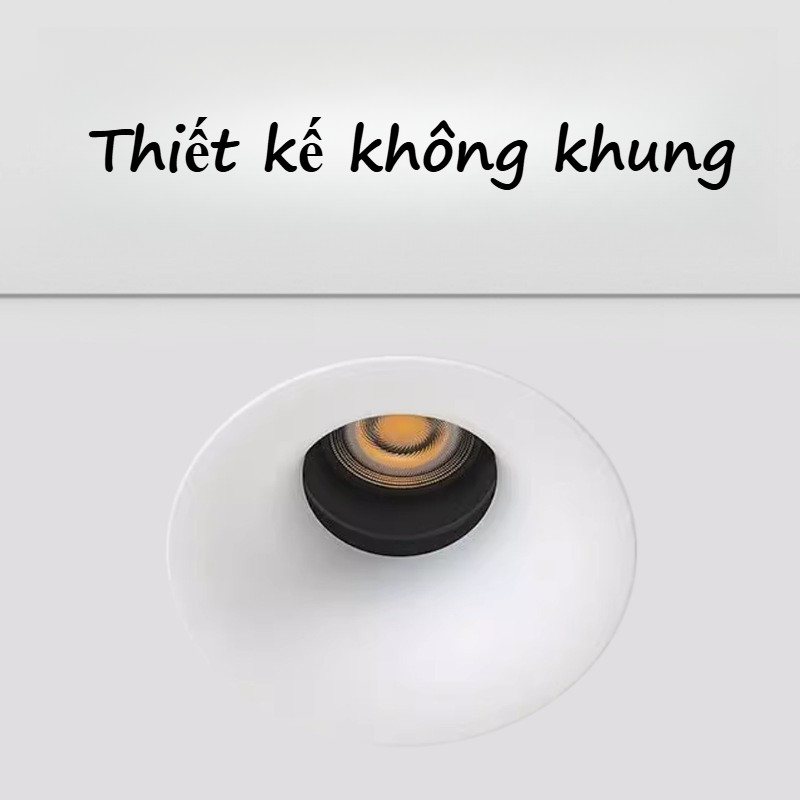Đèn Âm Trần 12W Chống Chói - Chỉnh góc linh hoạt, 2 loại ánh sáng, tiết kiệm năng lượng hiệu quả