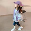 GC1 Bé Gái Có Thể Đảo Ngược Thời Trang Áo Gió Trẻ Em Mùa Xuân Thu Áo Khoác Ngoài Trời GC1