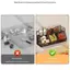 Pufangbliss Giỏ đựng đồ nhà bếp Sắt treo tường Thiết kế không đục lỗ cho tổ chức trái cây và rau quả VN