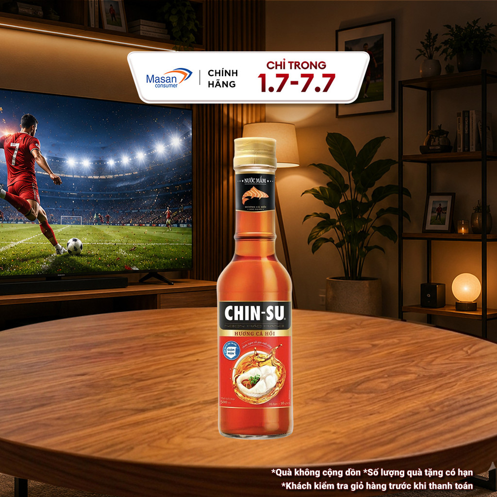 Nước Mắm CHIN-SU Cá Hồi Đậm Đặc Chai 500ml