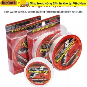 BAMBOOB 100m 100% Dây Câu Fluorocarbon Chất Lượng Cao Angling 0.8-6LB Dây Giải Quyết