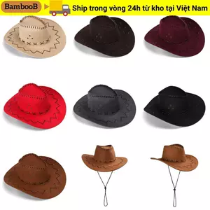 BAMBOOB Unisex Mũ Da Lộn Thời Trang Lạ Mắt