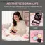 {AKIN} Túi đựng cáp nút thắt trái tim di động Túi du lịch cho dây sạc USB Hộp đựng tai nghe để sử dụng hàng ngày {a}