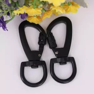 GCDHome Đa Năng Loại D Bule Tự Động Loing Carabiner Có Xoay Vòng Xoay Cho Móc Khóa Ngoài Trời Dây Xích Thú Cưng Móc HOT
