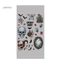 Thai| Decal Kính Dính Cho Halloween, Đề Can Dán Tĩnh In Mật Độ Cao, Trang Trí Cửa Sổ PVC Có Thể Tháo Rời Cho Cửa Kính Và Bầu Không Khí Lễ Hội