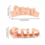 1 Cặp Dụng Cụ Tách Ngón Chân Silicon 5 Lỗ Hallux Valgus Chỉnh Hình Miếng Đệm Bunion Chăm Sóc Chồng Lên Nhau Búa Sửa Chân VN