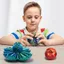 DONOVANQQ Gear Ball, Chất liệu thủ công chắc chắn 3D in 3D Đồ chơi Fidget in 3D, Bánh răng lưới không dây sáng tạo Nhỏ gọn Nhẹ nhàng Quay bóng làm việc nghỉ ngơi
