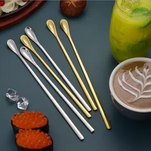 Chất Lỏng Nền Đào Thìa Pha Chế Thìa Mẫu Mỹ Phẩm Thìa Nhỏ Kem Mắt Chọn Dính Kem Tay Cầm Dài 7.1
