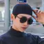 MAKY Street Màu Trơn Mũ Dệt Kim Không Vành Ấm Vintage Mái Vòm Mũ Co Giãn Ngoài Trời Dưa Bò Mũ VN