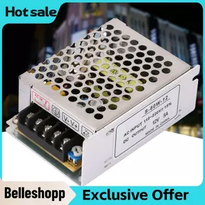 Belleshopp Công tắc điều chỉnh Bộ chuyển đổi điện áp AC/DC 5A 12V Bộ cấp nguồn đa năng cho đèn LED