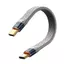 Btsg Ngắn USB4 C Cáp 5Inch Flat 40Gbps Tốc Độ 240W Sạc 8K60hz Video Cho Miếng Lót Điện Thoại eGPU Và Nhiều Thiết Bị USB C khác