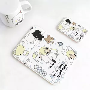 tậ hợp thú nhỏGương Mini Xách Tay Gấp Gọn Da PU Nhiều Màu Pastel Phù Hợp Du Lịch