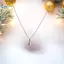 Kudosation Thời Trang Bạc 925 Tròn Zircon Nelace Phong Cách Tối Giản Quyến Rũ Choker Mặt Dây Chuyền Dự Tiệc Quà Tặng Cho Nữ Trang Sức Mỹ Đẹp