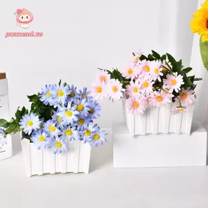Giỏ đựng cây hàng rào PWSEND, Chậu hoa nhựa DIY, Sắp xếp hoa sáng tạo Vườn nhà Trang trí đám cưới Chậu cây mọng nước