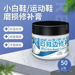 Dễ Dàng Làm Sạch Sáng Trắng Cạnh Giày Sửa Chữa Kem Trắng Cạnh Giày Da Quần Áo Túi Da Giày Da Trắng Da Bổ Sung Màu Sắc Chất T9FO