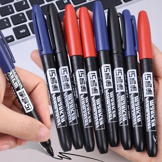 Bút đánh dấu vĩnh viễn 1,5mm - Bút đánh dấu chống nước mực đen / xanh / đỏ Đồ dùng học sinh