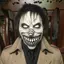 LACYESUK Mặt nạ đáng sợ Halloween, Vỏ bọc đầu chú hề xoắn ốc bằng cao su toàn mặt, Ma quái kinh khủng Mặt nạ hóa trang thực tế đáng sợ Tiệc lễ hội