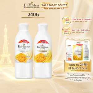 Sữa dưỡng thể Enchanteur Trắng da / Hương nước hoa Charming 240g