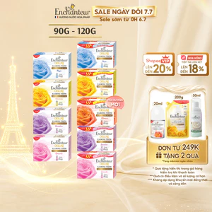 Xà bông cục Enchanteur hương nước hoa 90g / 120g (5 mùi hương)