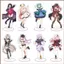SQ11 HOLOLIVE Vtuber Hình Anime Mô Hình Đồ Chơi Đĩa Giá Đỡ Flare Noel Polka Đồ Trang Trí Trang Trí Nhà Bộ Sưu Tập Quà Tặng