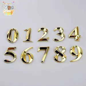 1 Chiều Cao 5cm Golden Home Stier Địa Chỉ Cửa Nhãn Vàng Ngôi Nhà Hiện Đại Số ELWW