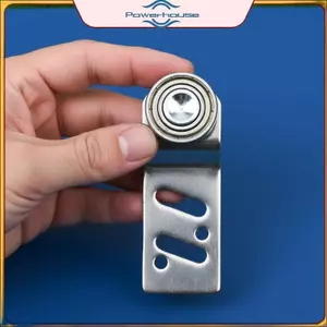 Ròng rọc cửa trượt bằng thép không gỉ POWER Vòng bi có độ ồn thấp Vòng bi có thể điều chỉnh cho cửa gỗ và kính.