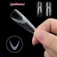 60 Miếng đệm silicon mềm có thể tái sử dụng Stencil Pháp Stier Nail Art Extension Duet System Hình thức kép Công cụ xây dựng móng tay kiểu Pháp