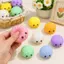 SRVN Kawaii Bánh Bao Mùa Vọng Lịch Hộp Mù Bóp Mềm Đồ Chơi Giảm Căng Thẳng Cho Trẻ Em Thanh Thiếu Niên Quà Tặng Ngày Lễ.