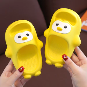 019 Chim Cánh Cụt Dép Trẻ Em Hoạt Hình Bé Trai Bé Gái Trong Nhà Dép Sandal Mặc Ngoài Trời Đi Biển Hoạt Hình Ngộ nghĩnh Dễ Thương AHWW