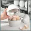 Nồi hơi trứng lò vi sóng Nồi nhanh 5 phút cho trứng luộc cứng hoặc mềm Hấp lên đến 4 trứng Chức năng hấp đa năng