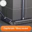 PUSKY Tay Cầm Dài Khoảng Cách Bàn Chải Làm Sạch Lông Hình Chữ V Hiệu Quả Stubborn Bụi Bẩn Tẩy Cho Xe Hơi Crevices Bồn Rửa Nhà Bếp Góc Phòng Tắm VN