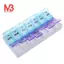 Hộp đựng thuốc và máy tính bảng bảy ngày AM & PM với 14 ngăn