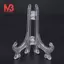 12 Cái Giá đỡ bằng nhựa 3 Inch hoặc giá đỡ đĩa trưng bày đĩa ăn tối (Trong suốt)
