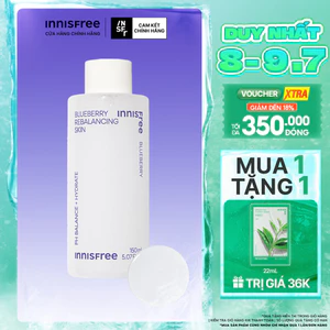 Nước cân bằng giữ ẩm da innisfree Blueberry Rebalancing Skin