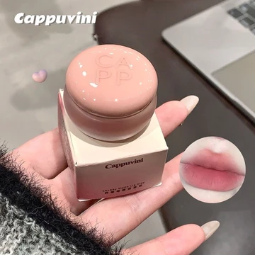 Cappuvini Đóng Hộp Son Cheek Kem Mờ Bùn Mềm Sương Mù Bột Blusher Làm Trắng Son Môi Cho Nữ