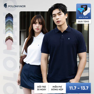 Áo polo nam cao cấp BASIC DIAMOND, POLO QUỐC DÂN vải CVC Diamond, sang trọng - POLOMANOR