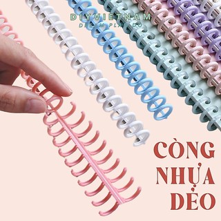 [MUA 10 SẢN PHẨM TẶNG GIẤY MÀU B5]CÒNG RỜI NHỰA NHIỀU LỖ