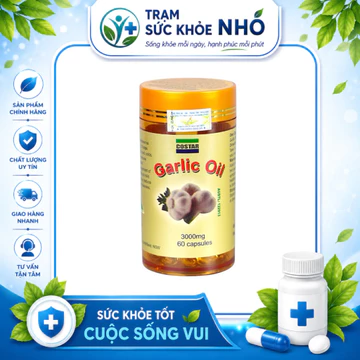 Costar Garlic Oil tinh dầu tỏi – BỔ SUNG DINH DƯỠNG TỪ TỎI - LỌ 60 VIÊN