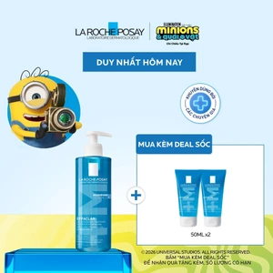 Gel rửa mặt sạch sâu giảm mụn cho da dầu mụn nhạy cảm La Roche-Posay Effaclar Foaming Gel 400ml