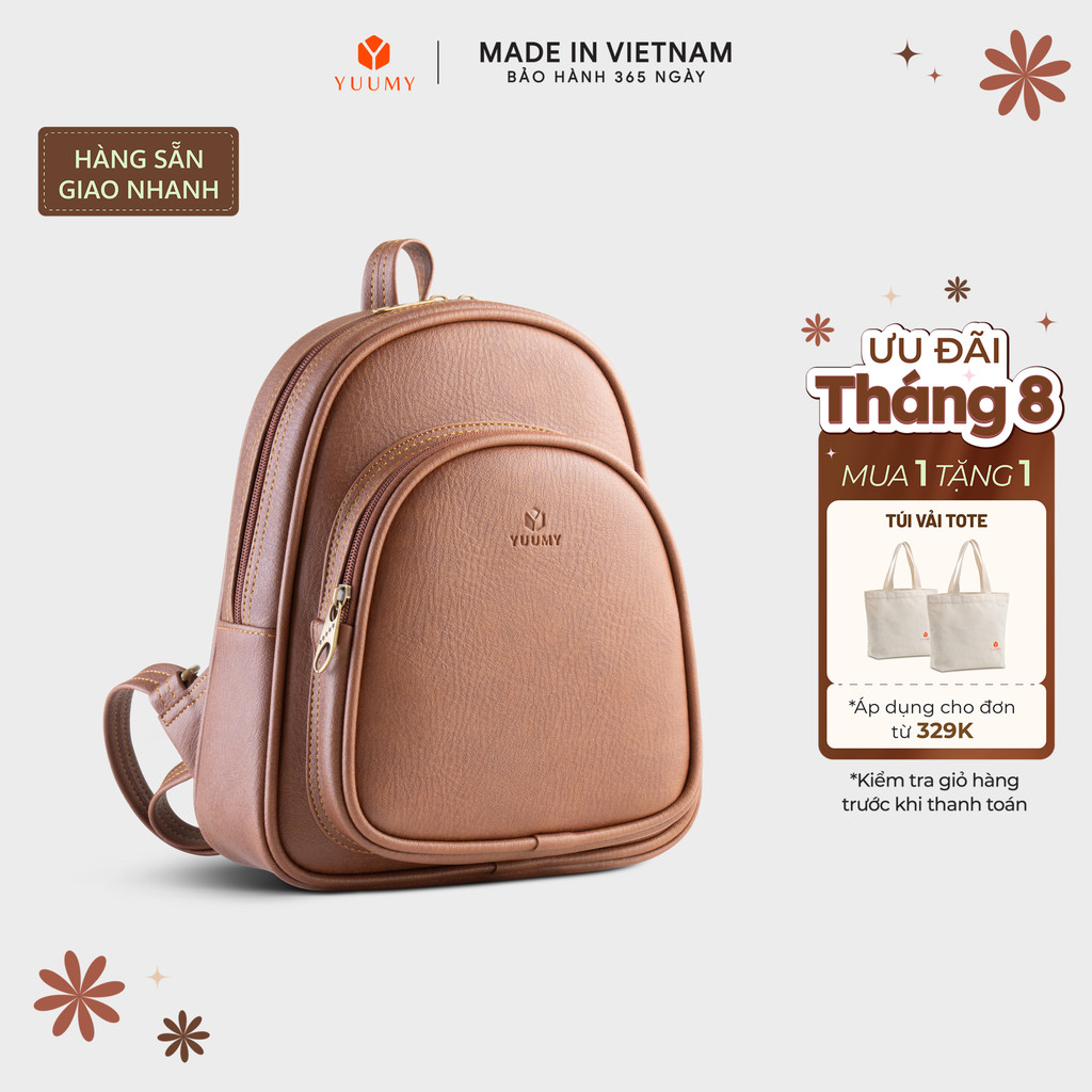 Balo Yuumy (Thời trang nữ cỡ trung – Balo da YBA4) Bagsmart